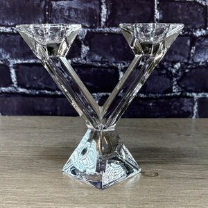 Villeroy and Boch Lead Crystal Candle Holder